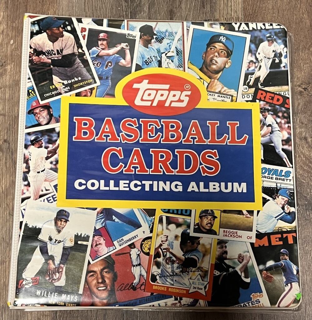 Vintage 1988 / 1989 Topps Baseball Cards Collecting Album